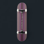 HAMbyWG Designed - Skateboard - Himbeere Streifen<br><div class="desc">HAMbyWG Designed - Skateboard - Himbeere Streifen glänzend</div>
