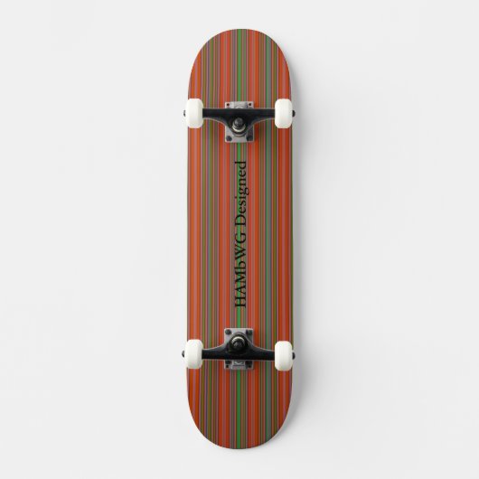 HAMbyWG Designed - Skateboard - O/A/G (Vorderseite)