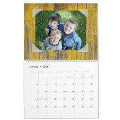 HAMbyWG Distressed Wood Foto Calendar Kalender (Jan 2026)
