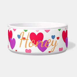 HAMbyWG - Dog food Bowl - Herz Napf