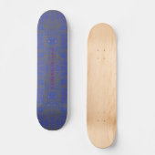 HAMbyWG Dsgnd Skateboard - Blue Distressed (Vorderseite)