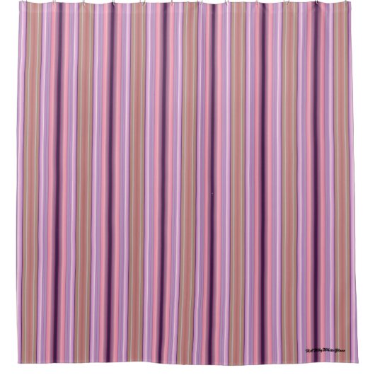 HAMbyWG Duschvorhänge - Gradient "Rhubarb" Duschvorhang (Vorderseite)