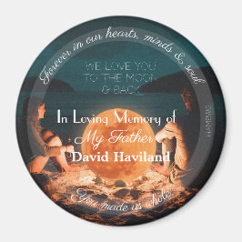 HAMbyWG - Farbiges Candle Magnet mit Text