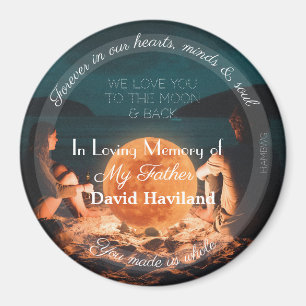 HAMbyWG - Farbiges Candle Magnet mit Text