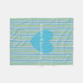HAMbyWG - Fleece Blanket - Bar Gingham (Vorderseite (Horizontal))