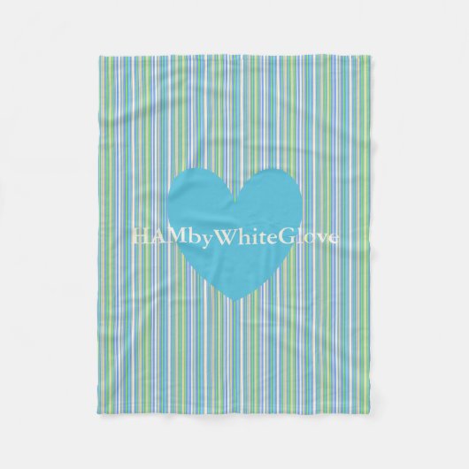 HAMbyWG - Fleece Blanket - Bar Gingham (Vorderseite)