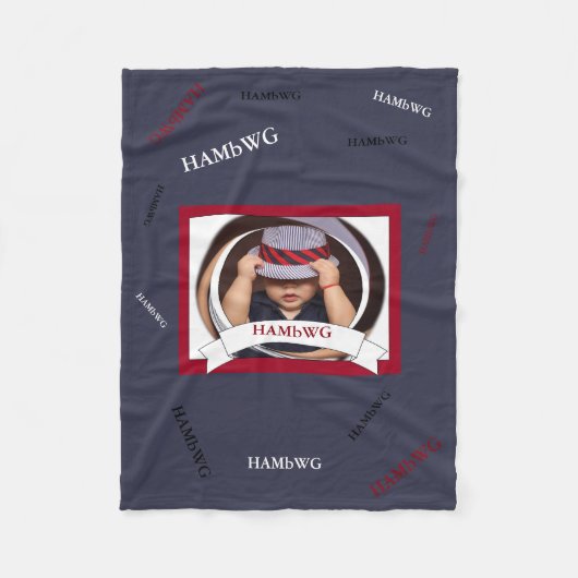 HAMbyWG - Fleece Blanket HambWG Bambino (Vorderseite)