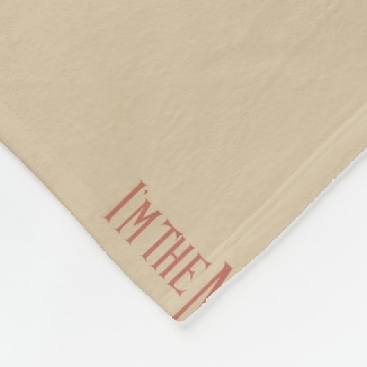 HAMbyWG - Fleece Blanket - Ich bin der Mann (Ecke)