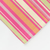 HAMbyWG - Fleece Blanket - Pink Orange Mint Bar (Ecke)