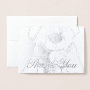 HAMbyWG Foil CArd - Teddy Bear Vielen Dank Folienkarte