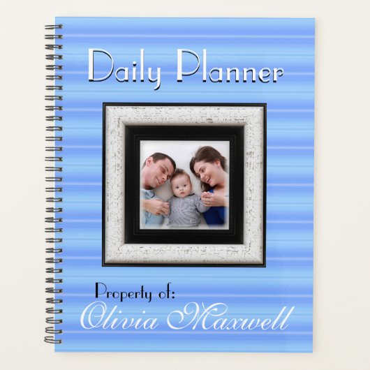 HAMbyWG - Foto Daily Planner - Blue Chiffon Planer (Vorderseite)
