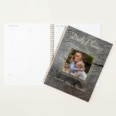 HAMbyWG - Foto Daily Planner - Graues Holz Planer (Anzeige)