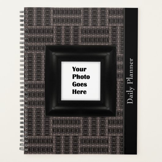 HAMbyWG - Foto Daily Planner - Gray Weave Planer (Vorderseite)