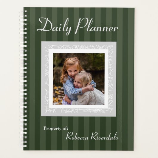 HAMbyWG - Foto Daily Planner - Jeder Farbstreifen Planer (Vorderseite)