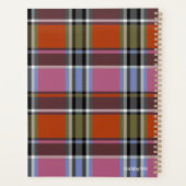 HAMbyWG - Foto Daily Planner - Orange Pink Kariert Planer (Rückseite)