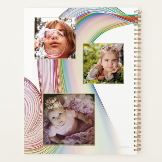 HAMbyWG - Foto Daily Planner - Rainbow Scroll Planer (Rückseite)