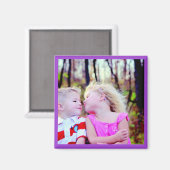 HAMbyWG - Foto-Magnet mit einem iolet-Border Magnet (Vorderseite/Rückseite)