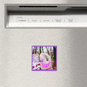 HAMbyWG - Foto-Magnet mit einem iolet-Border Magnet (In Situ (Geschirrspüler))