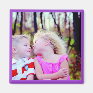 HAMbyWG - Foto-Magnet mit einem iolet-Border Magnet