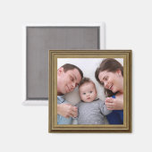 HAMbyWG - Foto Magnet mit Goldbild (Vorderseite/Rückseite)