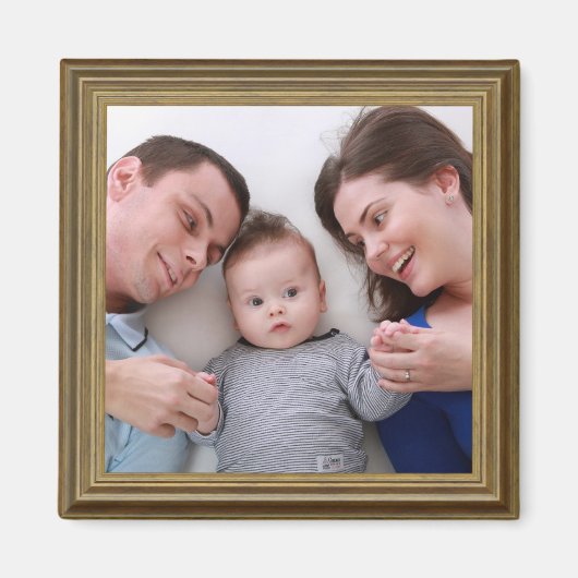 HAMbyWG - Foto Magnet mit Goldbild (Vorne)