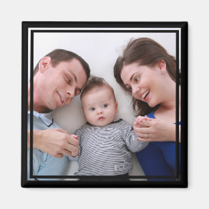 HAMbyWG - Foto Magnet mit schwarzer Grenze