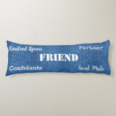 HAMbyWG - Friend Theme, Distressed Look Seitenschläferkissen (Vorderseite)