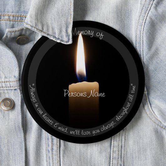 HAMbyWG Gedächtniskerzen-Button Button (Beispiel)