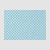 HAMbyWG - Geschenkartikel - Aqua-Blue Gingham Seidenpapier (Vorderseite)