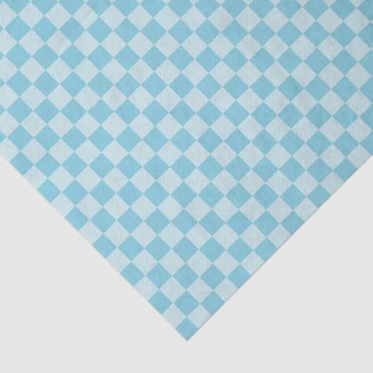 HAMbyWG - Geschenkartikel - Aqua-Blue Gingham Seidenpapier (Ausschnitt)