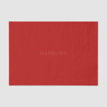 HAMbyWG - Gewebepapier - Redddd