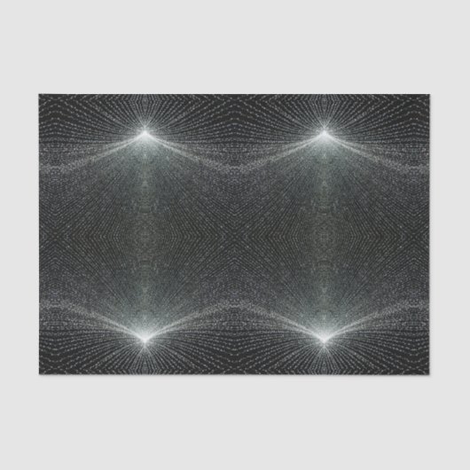 HAMbyWG - Gewebepapier - Schwarz mit Licht Seidenpapier (Vorderseite)