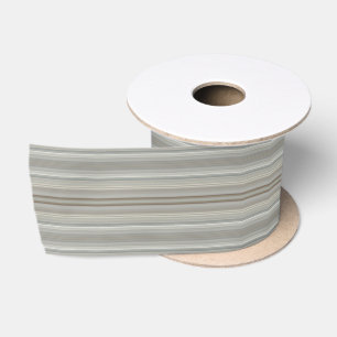 HAMbyWG - Gift Ribbon - Warm grauer Streifen Satinband