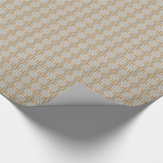 HAMbyWG - Gift Wrap 30" x 6' - Diamonds & Pearls Geschenkpapier (Ecke)