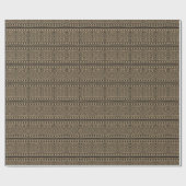 HAMByWG - Gift Wrap - Amer-Indian Black/Natural Geschenkpapier (Flach)