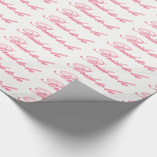 HAMbyWG - Gift Wrap - Bride-to-be Geschenkpapier (Ecke)
