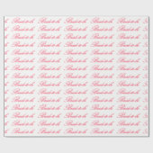 HAMbyWG - Gift Wrap - Bride-to-be Geschenkpapier (Flach)