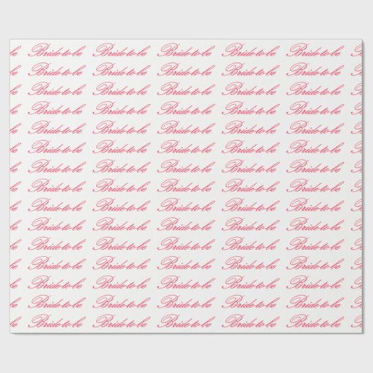 HAMbyWG - Gift Wrap - Bride-to-be Geschenkpapier (Flach)