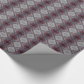 HAMbyWG - Gift Wrap - Cherry & Gray Geschenkpapier (Ecke)