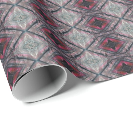 HAMbyWG - Gift Wrap - Cherry & Gray Geschenkpapier (Rolleneckpunkt)