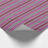 HAMbyWG - Gift Wrap - Christmas Bulb Stripe Geschenkpapier (Ecke)