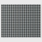 HAMbyWG - Gift Wrap - Diamanten gegen Schwarz Geschenkpapier (Flach)