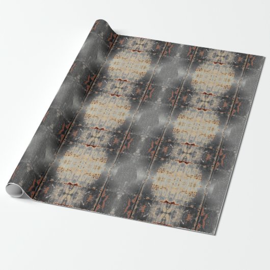 HAMbyWG - Gift Wrap - Distressed Black Geschenkpapier (Ungerollt)