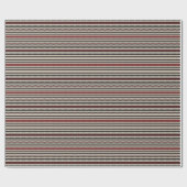 HAMbyWG - Gift Wrap - Matches Red Black Bone Geschenkpapier (Flach)