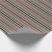 HAMbyWG - Gift Wrap - Matches Red Black Bone Geschenkpapier (Ecke)