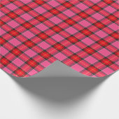 HAMbyWG - Gift Wrap - Rosa Kariert Geschenkpapier (Ecke)