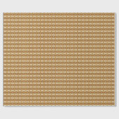 HAMbyWG - Gift Wrap - Tiny Gold Hearts Filigree Geschenkpapier (Flach)