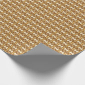 HAMbyWG - Gift Wrap - Tiny Gold Hearts Filigree Geschenkpapier (Ecke)