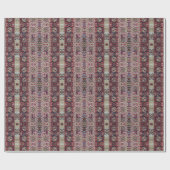 HAMbyWG - Gift Wrap - Tribal Blue Red Brown Geschenkpapier (Flach)