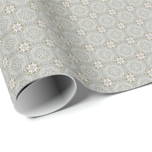 HAMbyWG - Gift Wrap - Verzierte Perle 2 Geschenkpapier (Rolleneckpunkt)